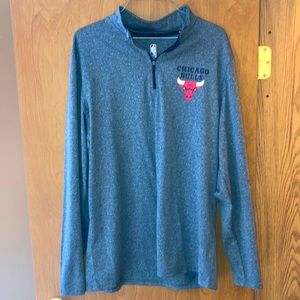 Mens Chicago Bulls 1/4 Zip - Large